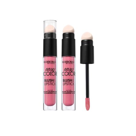 Deborah Milano třpytivá tekutá tvářenka a rtěnka 2v1 Easy Color, 4,6g