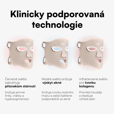 Eggo profesionální LED maska pro obnovu pleti Ilumi Pro LED