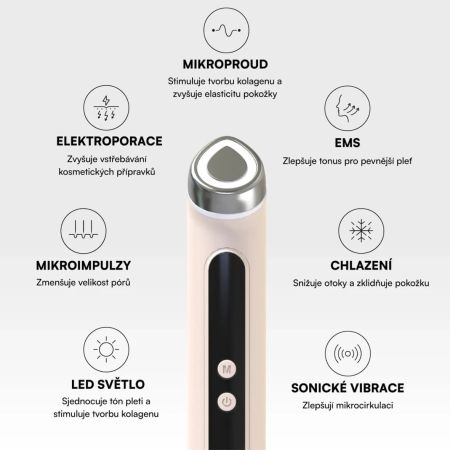 Eggo přístroj 7v1 pro domácí pokročilou péči o obličej Revive Pro: Skin Booster