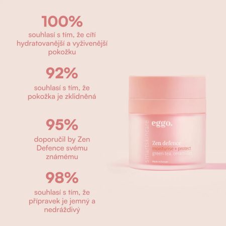 Eggo hydratační krém pro všechny typy pleti, Zen Defence, 50ml