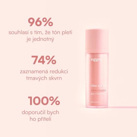 Eggo rozjasňující sérum pro matnou pleť, Glow and Go, 30ml