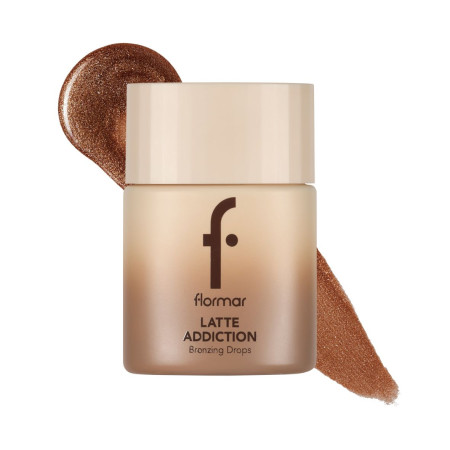 Flormar tekutý bronzer, Latte Addiction Bronzing Drops, 30ml
