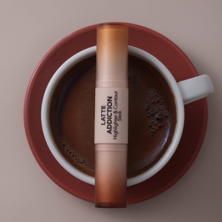 Flormar oboustranná tyčinka 2v1, Latte Addiction Highlight&Contour, 4g