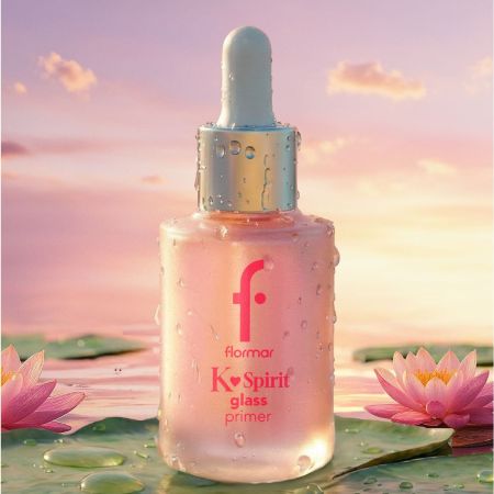 Flormar báze pod make-up s glass-skin efektem, K-Spirit Glass Primer, Transparent, 30ml