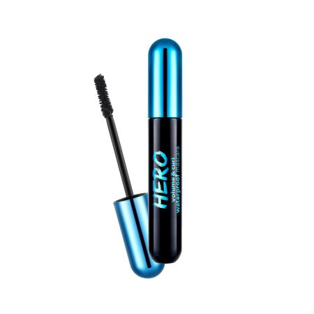 Flormar voděodolná řasenka, Hero Volume & Curl, Black Waterproof, 10ml
