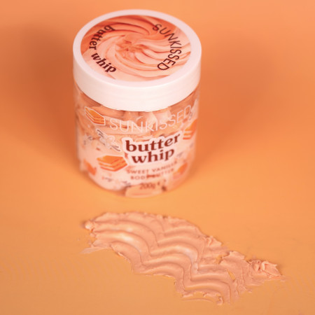 Sunkissed šlehané tělové máslo, Sweet Vanilla Whipped Body Butter, 200g