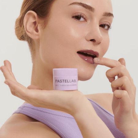 Pastel Cosmetics sada vyživující masek na rty, Pastel Lab Mini Lip Mask Peach + Vanilla + Blueberry, 3*3,5g