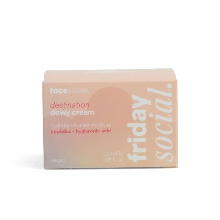 Face Facts rozjasňující hydratační pleťový krém, Fridays Social - Destination Dewy Cream, 50ml