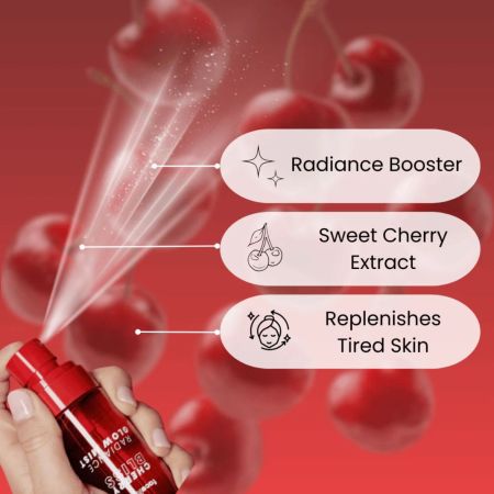 Face Facts rozjasňující hydratační pleťová mlha, Cherry Bliss - Radiance Glow Mist, 80ml