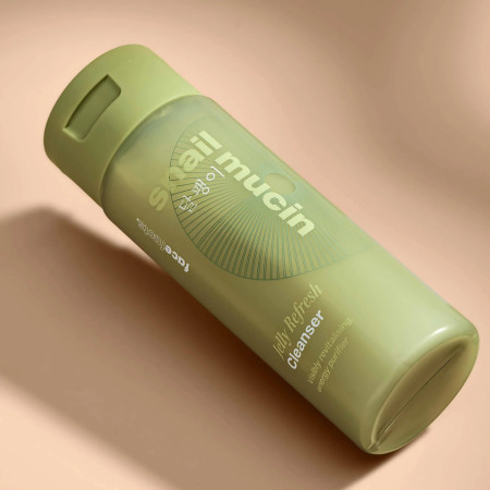 Face Facts čistící pleťový jelly gel s extraktem šnečího slizu, Snail Mucin - Bounce Jelly Cleanser, 200ml
