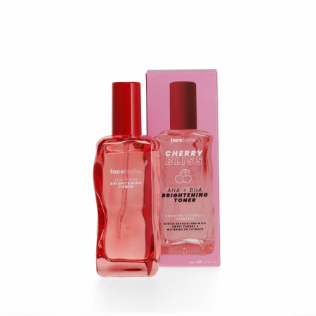 Face Facts rozjasňující hydratační pleťové tonikum, Cherry Bliss - AHA & BHA Brightening Toner, 140ml