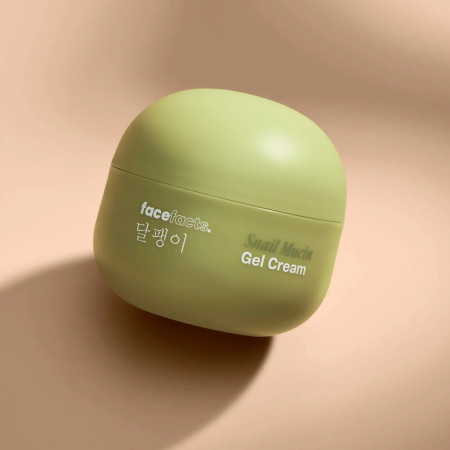Face Facts multifunkční gelový pleťový krém 4v1 s extraktem šněčího slizu, Snail Mucin - 4in1 Advance Gel Cream, 100ml