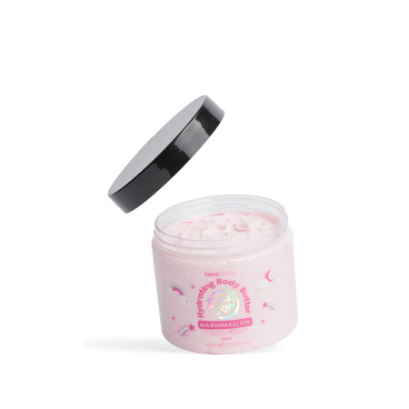 Face Facts jemné hydratační tělové máslo s vůní marshmallow, Sweet Skin - Marshmallow Body Butter, 400ml
