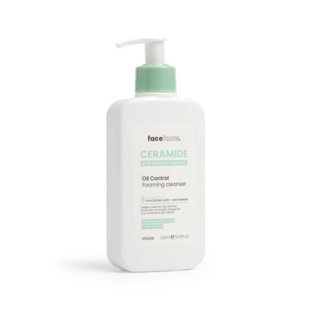Face Facts pěnový čisticí gel s ceramidy pro regulaci mazu, Ceramide - Oil Control Foaming Cleanser, 200ml