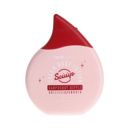 Face Facts krémové hydratační tělové mléko s bambuckým máslem, Scuup - Raspberry Ripple Cream Body Lotion, 200ml