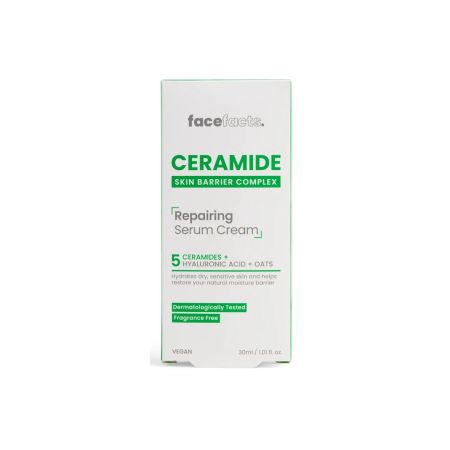 Face Facts regenerační krémové sérum s ceramidy, Ceramide - Repairing Serum Cream, 30ml