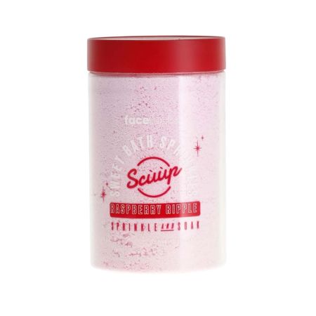 Face Facts šumivý prášek do koupele, Scuup - Raspberry Ripple Sweet Bath Sprinkles, 300g