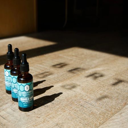 Bert & Bert vyživující olej na vlasy a vousy, Men's Beard and Hair Oil, 50ml