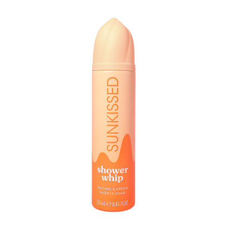 Sunkissed šlehačková sprchová pěna Shower Whip Peaches & Cream, 250ml