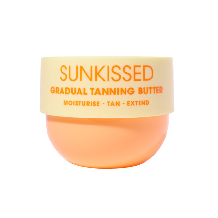 Sunkissed samoopalovací tělové máslo s bambuckým máslem a vitamínem E, Gradual Tanning Butter, 200ml 