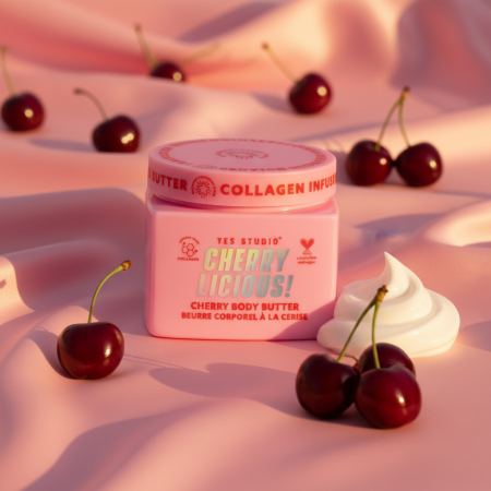 Yes Studio tělové máslo s vůní třešní, Cherry Licious, 400g