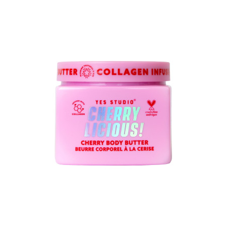 Yes Studio tělové máslo s vůní třešní, Cherry Licious, 400g