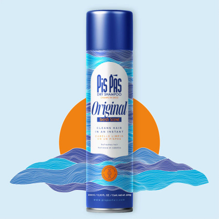 Pis Pas suchý šampon na vlasy, Original, 200ml