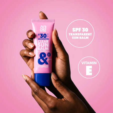 AN&D transparentní ochranný pleťový balzám, Invisible Sun Balm SPF30, 50ml