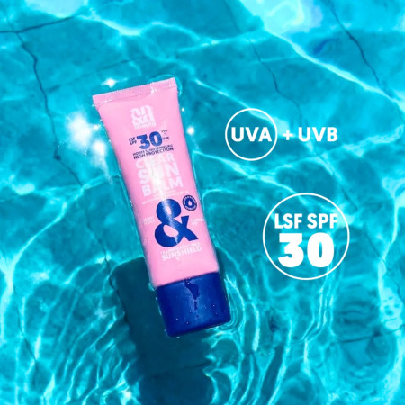 AN&D transparentní ochranný pleťový balzám, Invisible Sun Balm SPF30, 50ml