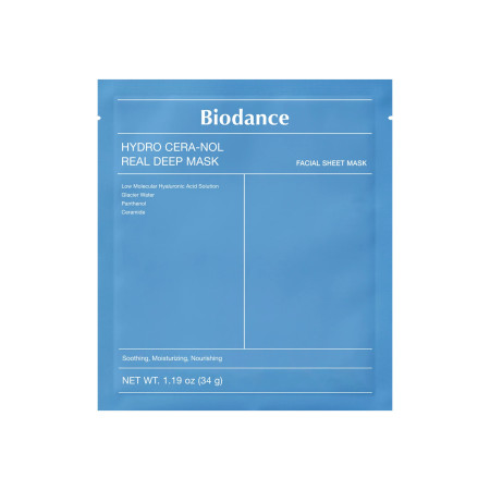 Biodance hydratační hydrogelová zklidňující pleťová maska,Hydro Cera-nol Real Deep Mask, 1ks