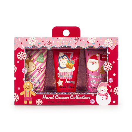 Tri Coastal sada voňavých krémů na ruce ve vánočním dárkovém balení, Hand Cream Collection, 3x50ml