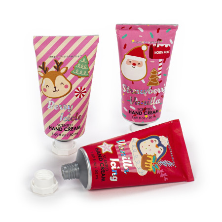 Tri Coastal sada voňavých krémů na ruce ve vánočním dárkovém balení, Hand Cream Collection, 3x50ml