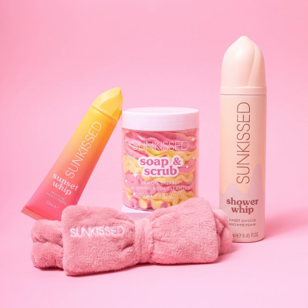 Sunkissed dárková sada Sunset & Vanilla & Lemon Beauty Whipped Collection, 4ks