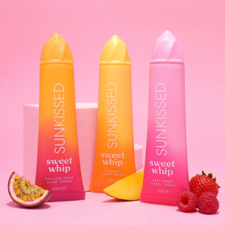 Sunkissed dárková sada šlehaných krémů na ruce Sweet Whip, 3ks