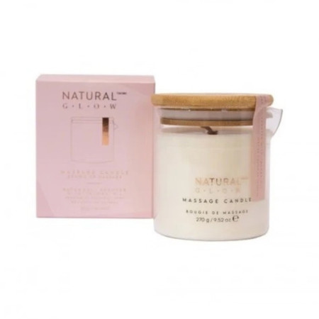 Natural Glow masážní svíčka s jojobovým olejem, Patchouli, 270g