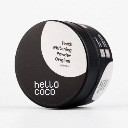 hello coco aktivní uhlí na bělení zubů, Original, 30g